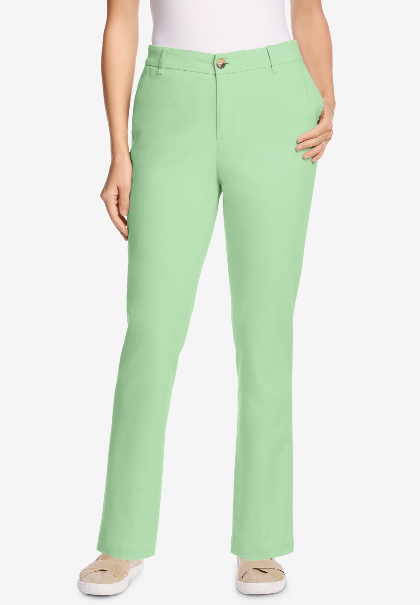 Adjustable Waist Straight-Leg Chino image number 0