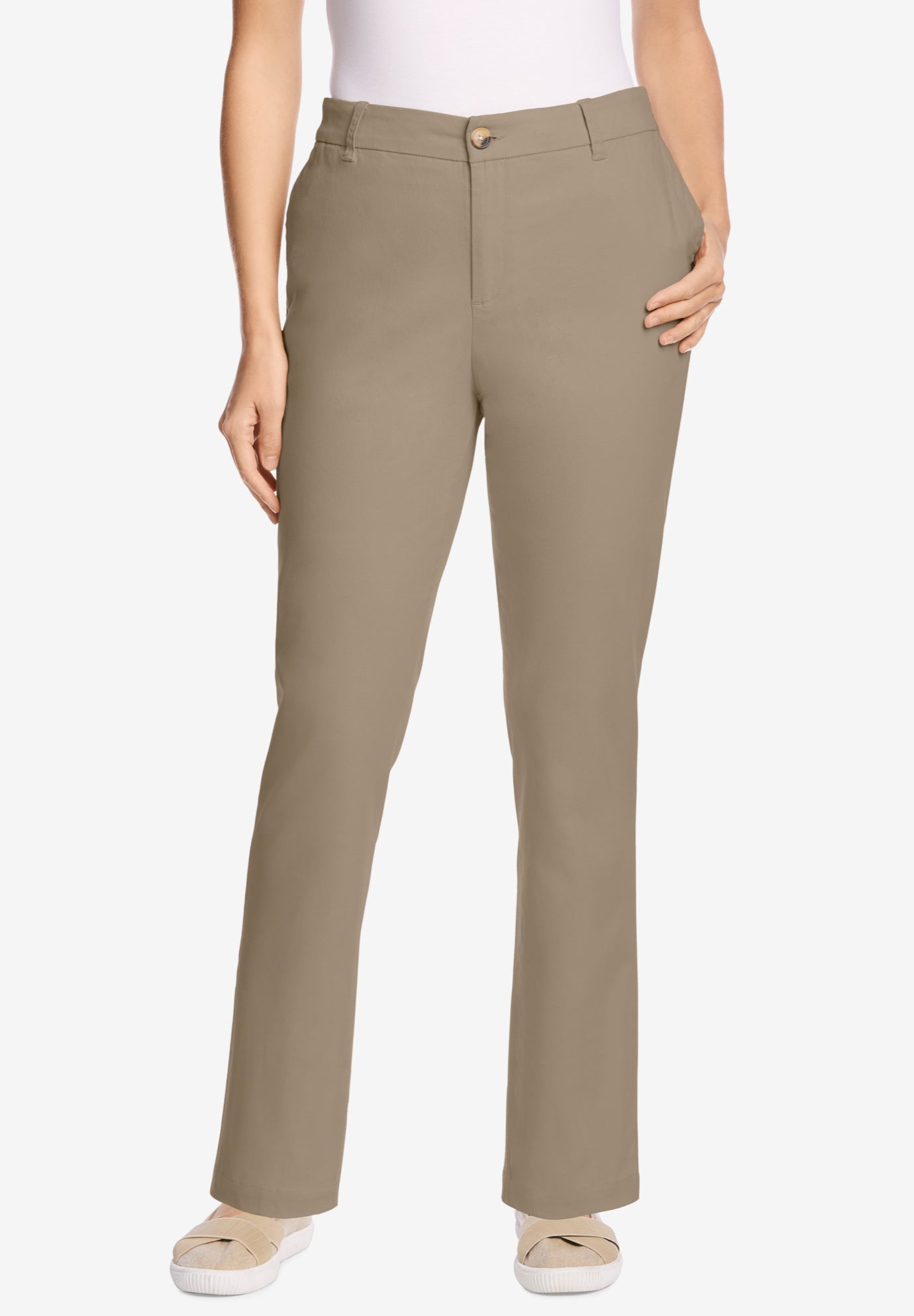 Adjustable Waist Straight-Leg Chino image number 0