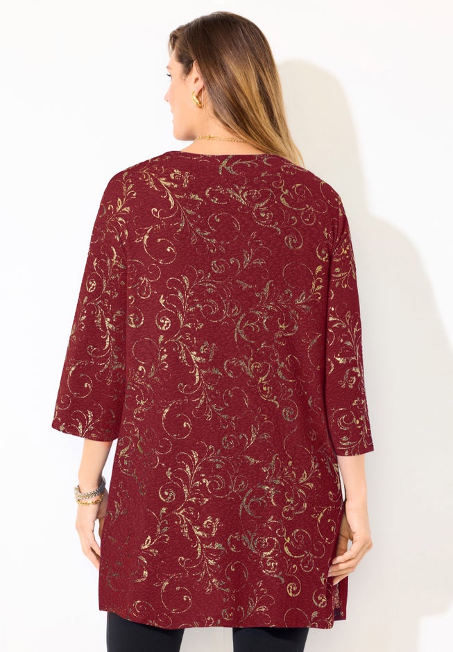 Black Label Metallic Cardigan image number 1