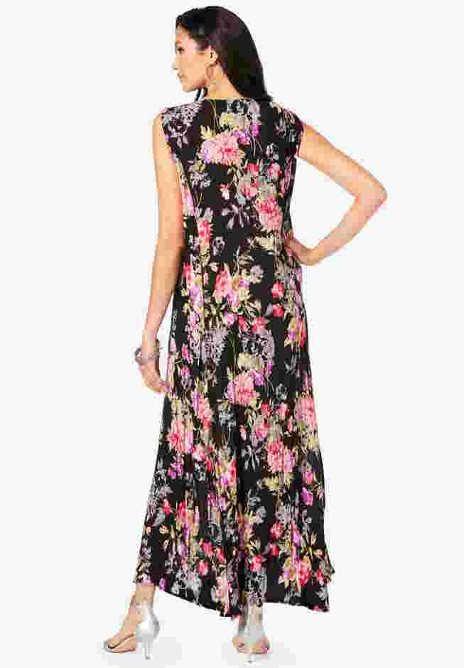 Button Front Crinkle Dress image number 1