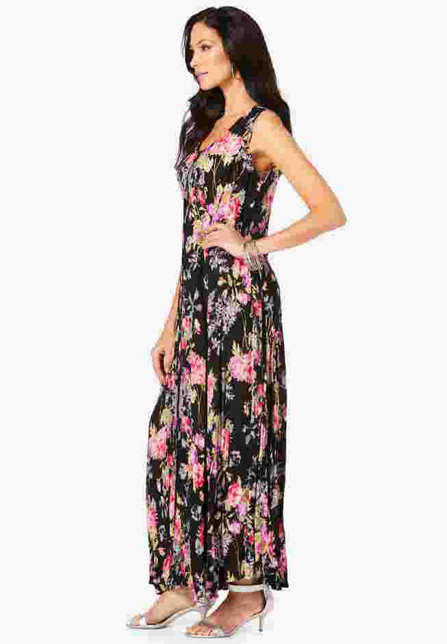 Button Front Crinkle Dress image number 2