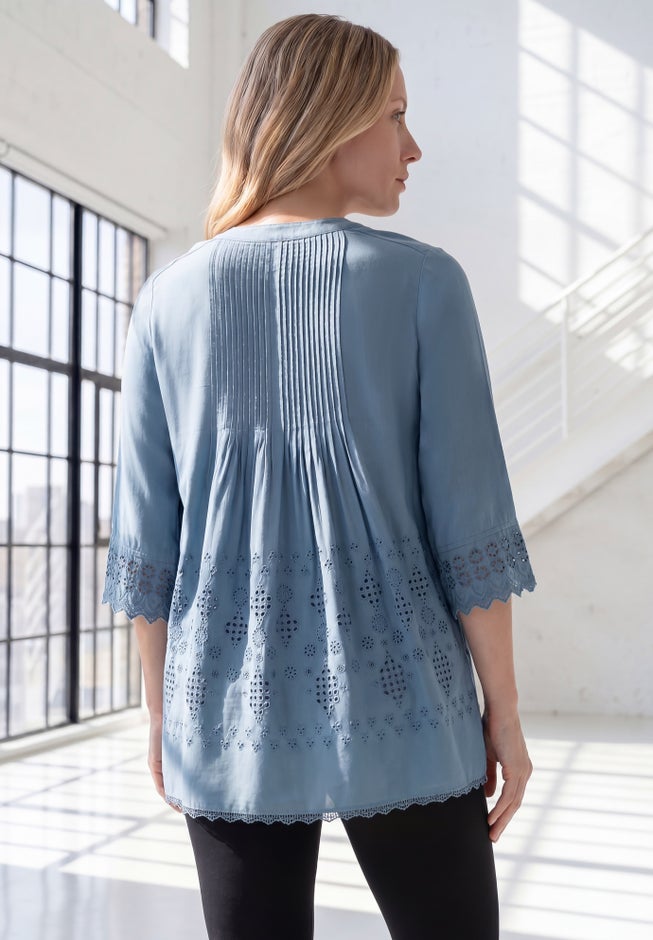 Eyelet Big Shirt image number 1