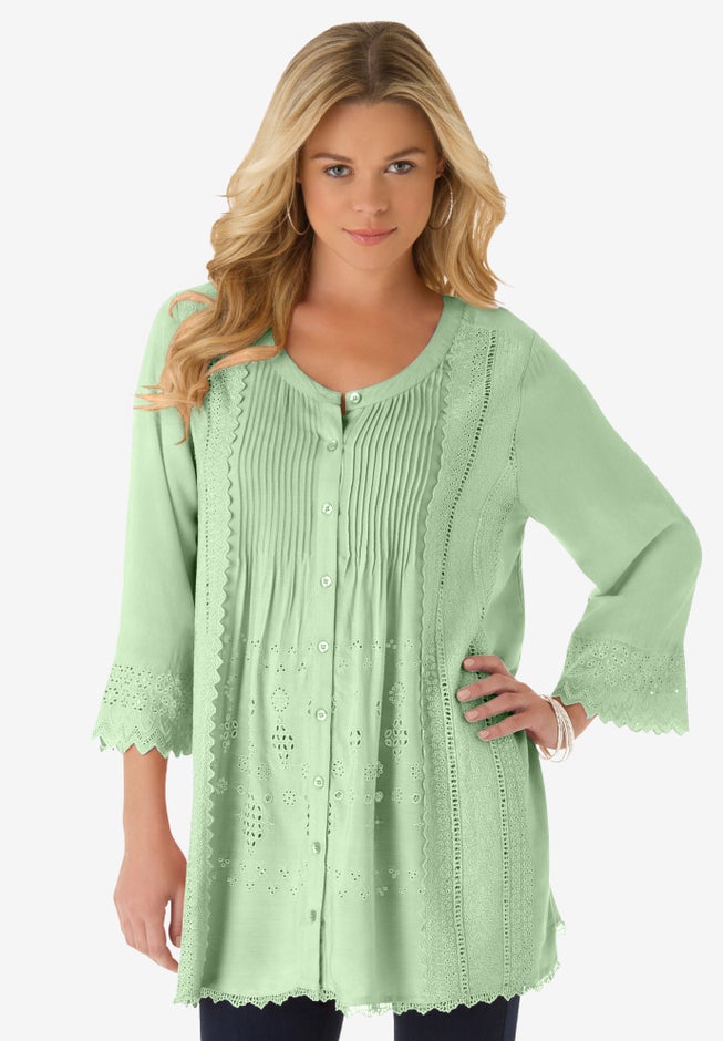 Eyelet Big Shirt image number 0
