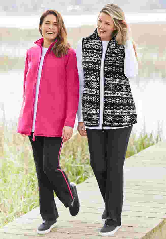 Stretch Cotton Side-Stripe Bootcut Legging image number 5