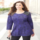 Black Label Peplum Top image number null