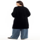 Midi-Length Button-Down Cardigan image number null