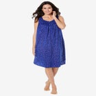 Pintuck Cooling Sleeveless Sleepshirt image number null