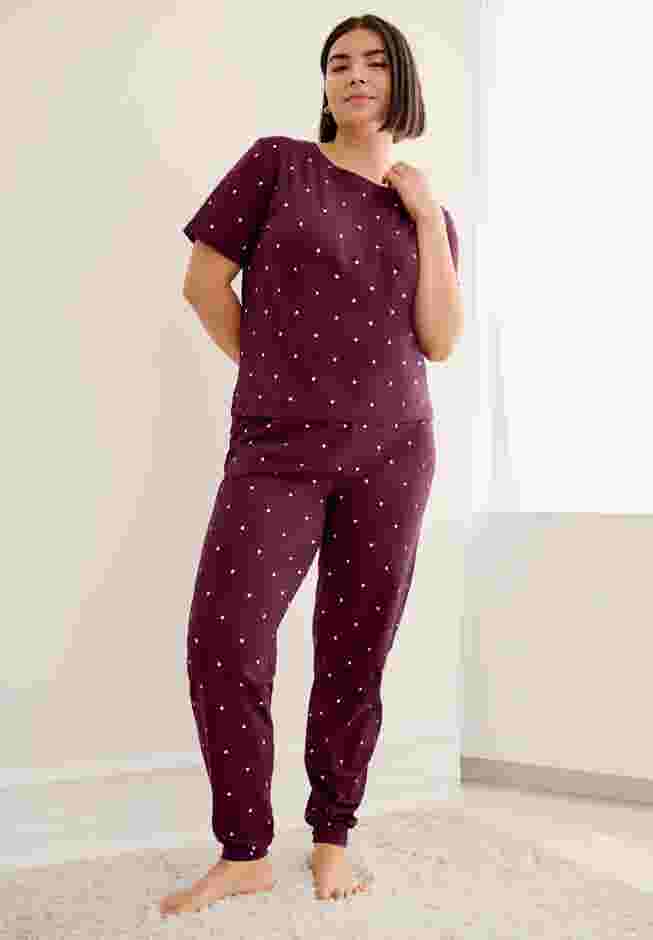 Short Sleeve Tee & Jogger 2-Piece Sleep Set image number 2