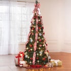 Fully Decorated Pre-Lit 6’ Pop-Up Christmas Tree image number null