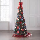 Fully Decorated Pre-Lit 7½’ Pop-Up Christmas Tree image number null