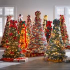 Fully Decorated Pre-Lit 7½’ Pop-Up Christmas Tree image number null