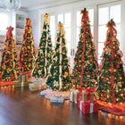 Fully Decorated Pre-Lit 7½’ Pop-Up Christmas Tree image number null