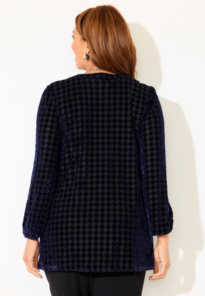 Velvet Peasant Tunic image number 1