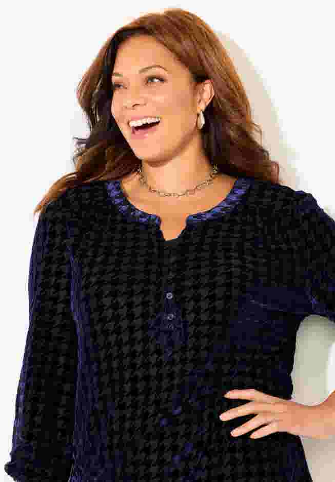 Velvet Peasant Tunic image number 2