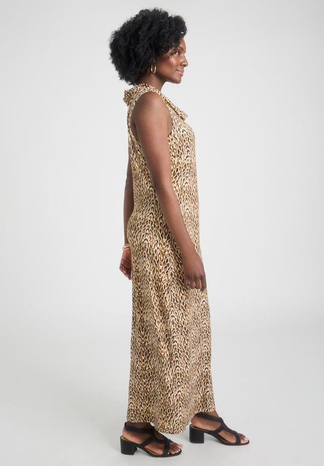Sleeveless Cowl Neck Maxi image number 2