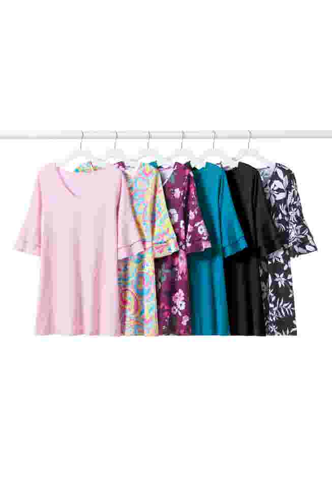 Ruffled Elbow-Sleeve Tunic image number 6