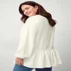 V-Neck Peplum Tunic image number null