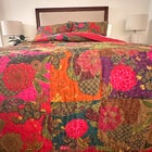 Floral Quilted Bedspread image number null