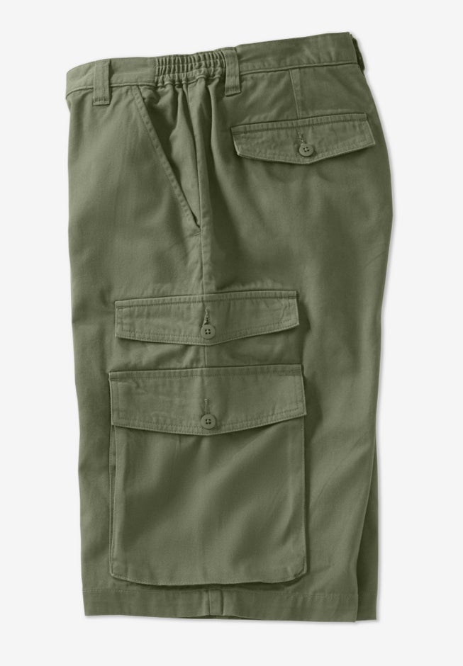 12" Side Elastic Cargo Shorts image number 3