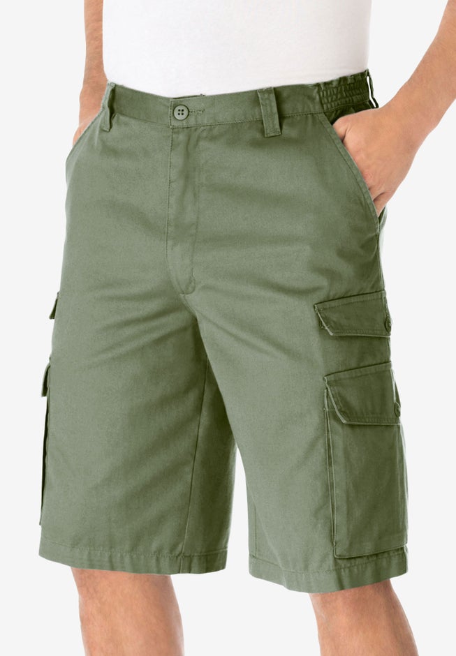 12" Side Elastic Cargo Shorts image number 0