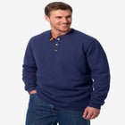 Bonded Sherpa Waffle Henley image number null