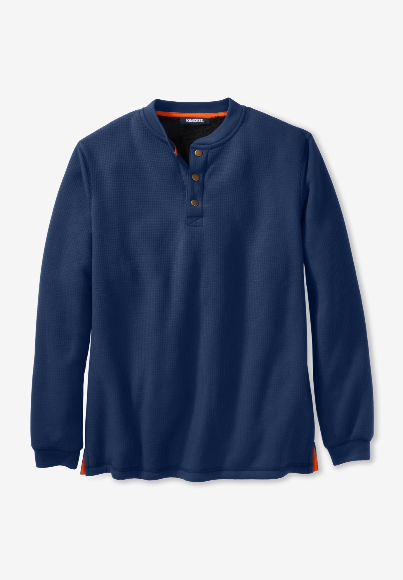 Bonded Sherpa Waffle Henley image number 0