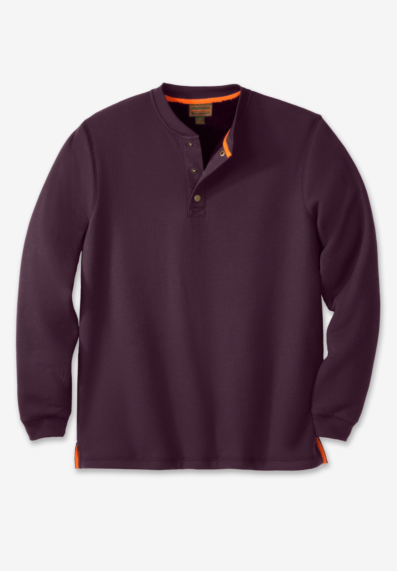 Bonded Sherpa Waffle Henley image number 0