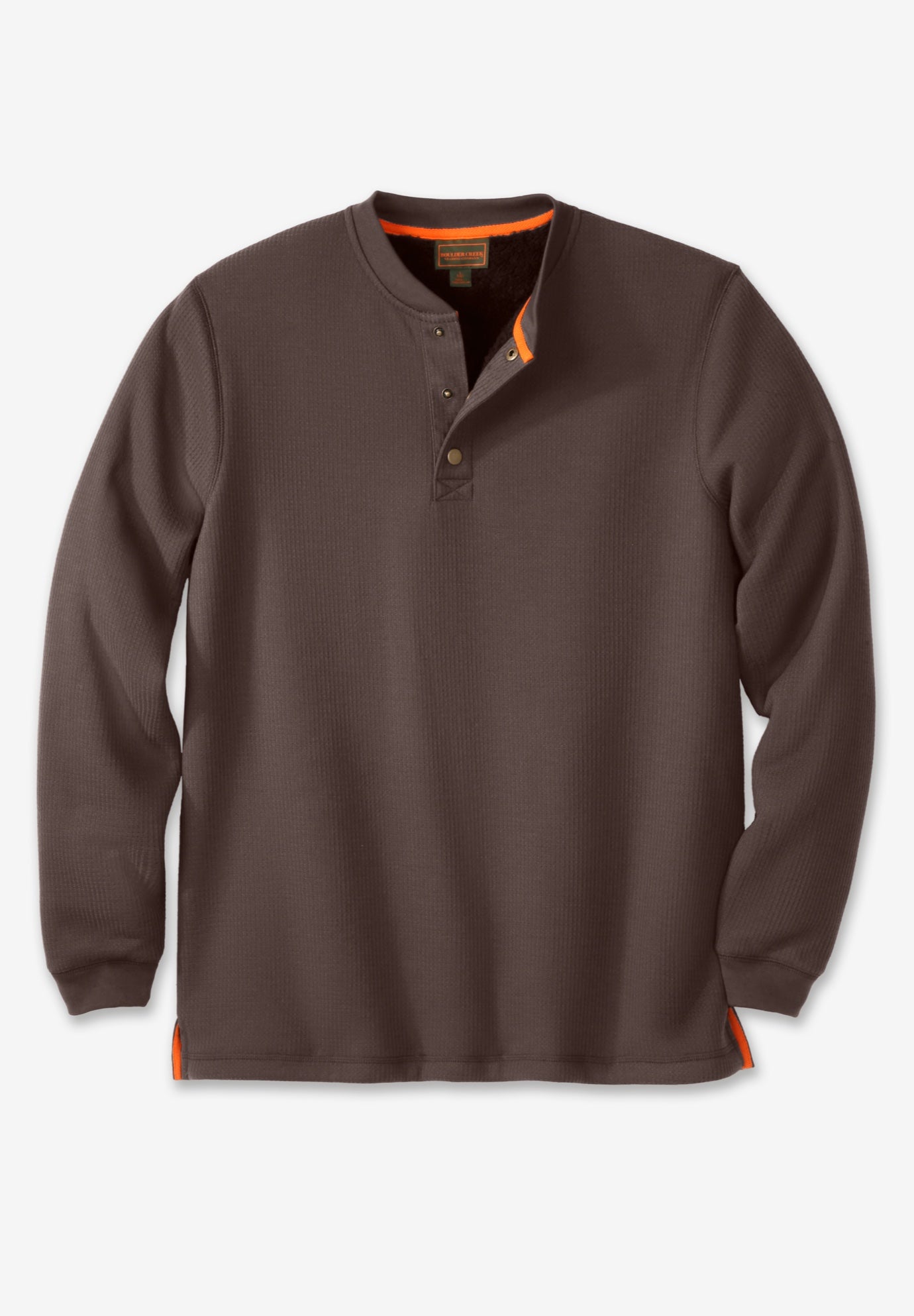 Bonded Sherpa Waffle Henley image number 0