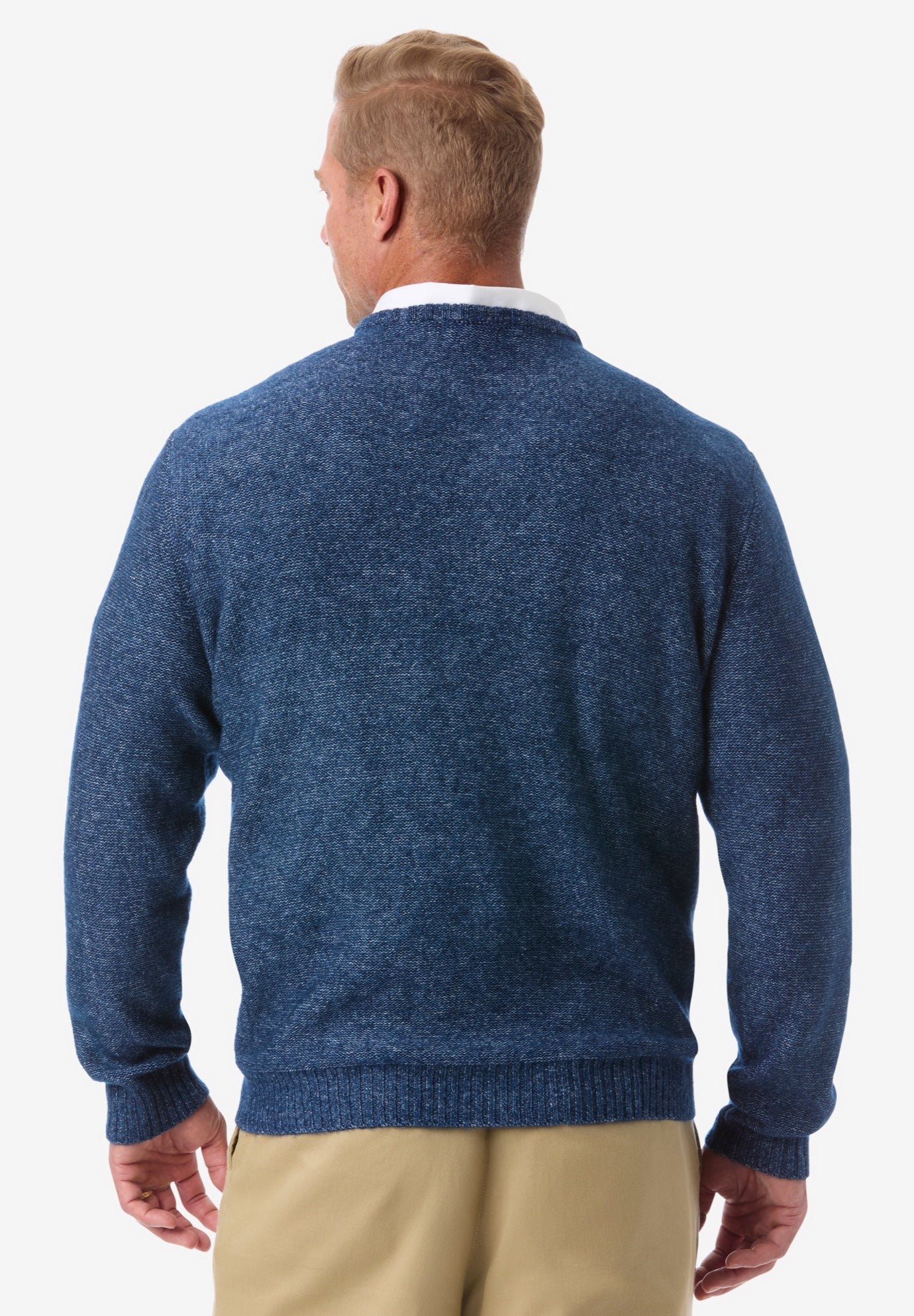 Soft Cable Knit Crewneck Sweater image number 1