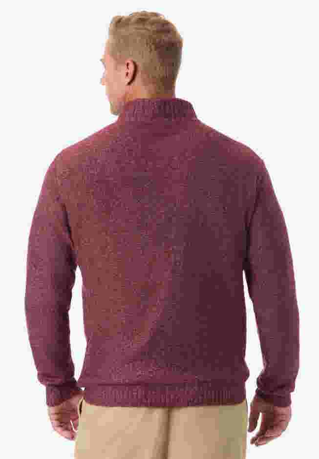 Soft Cable Knit 1/4 Zip Sweater image number 1