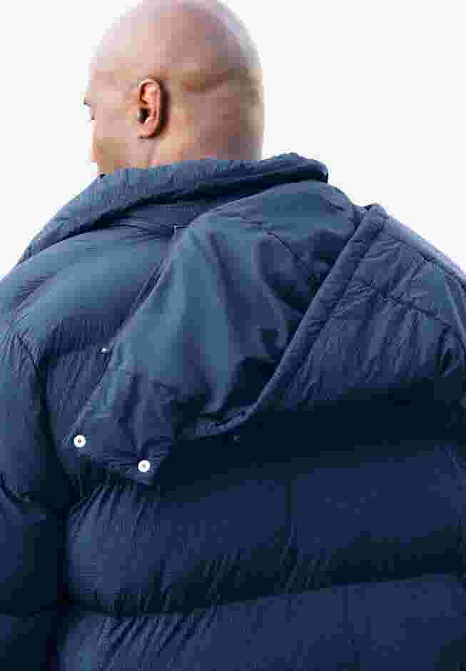 Long Quilted Puffer Coat image number 5