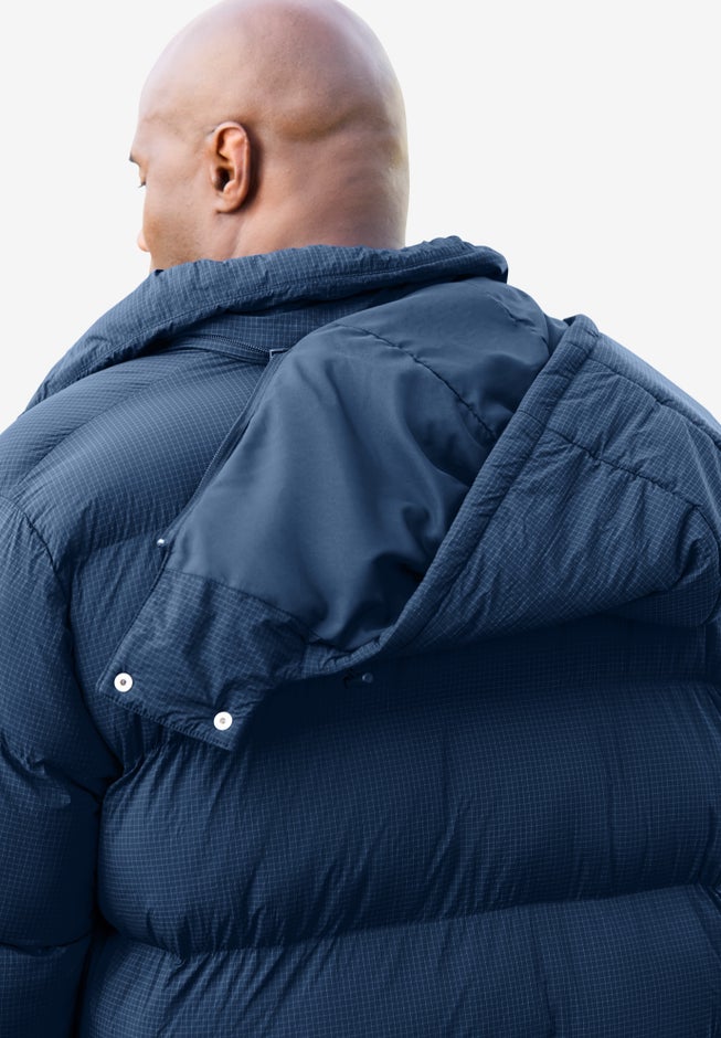 Long Quilted Puffer Coat image number 3