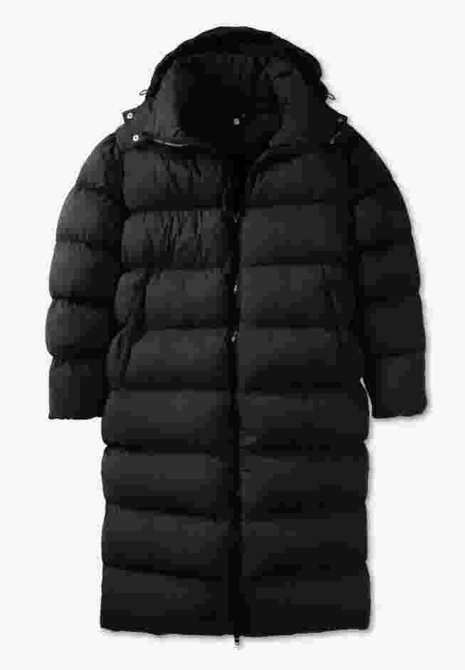 Long Quilted Puffer Coat image number 0