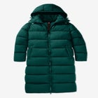 Long Quilted Puffer Coat image number null