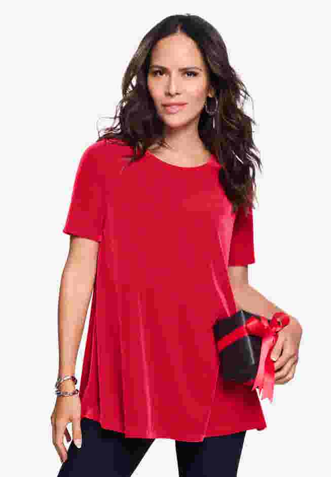 Velour Swing Tee image number 0