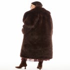 Shaggy Faux Fur Coat image number null