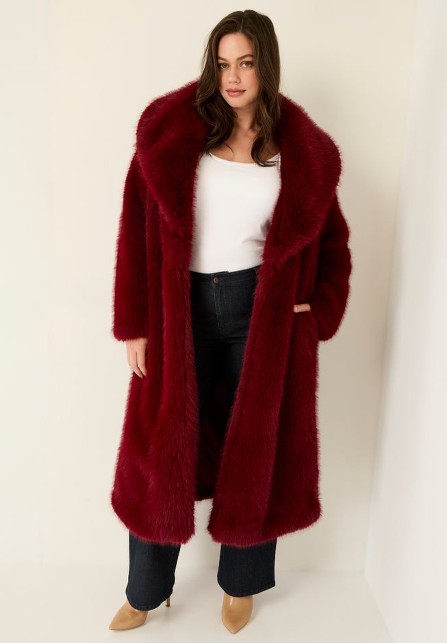 Shaggy Faux Fur Coat image number 0