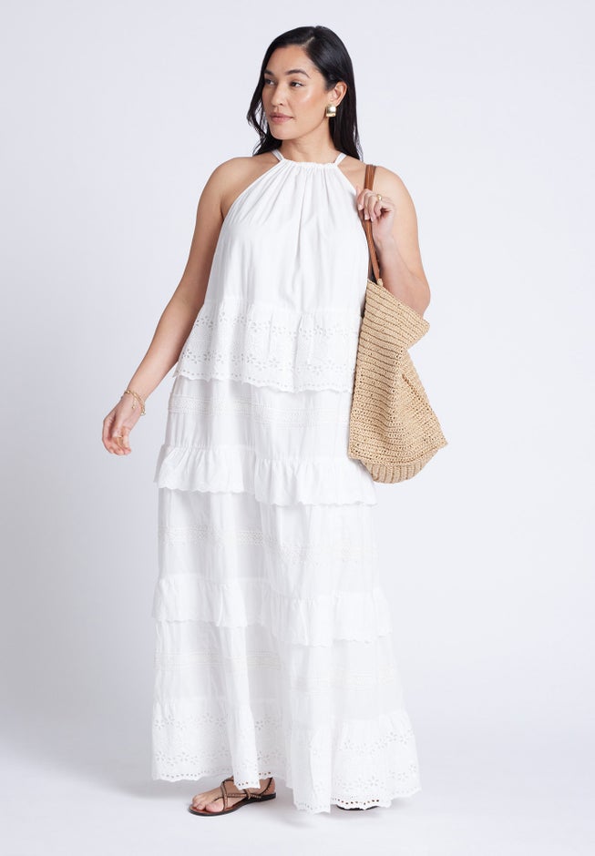Lace Detail Aline Dress image number 0