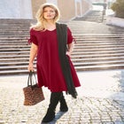 Tie Sleeve Midi Dress image number null