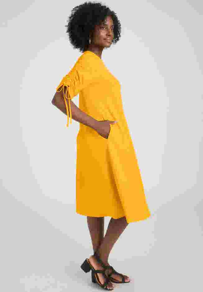 Tie Sleeve Midi Dress image number 2