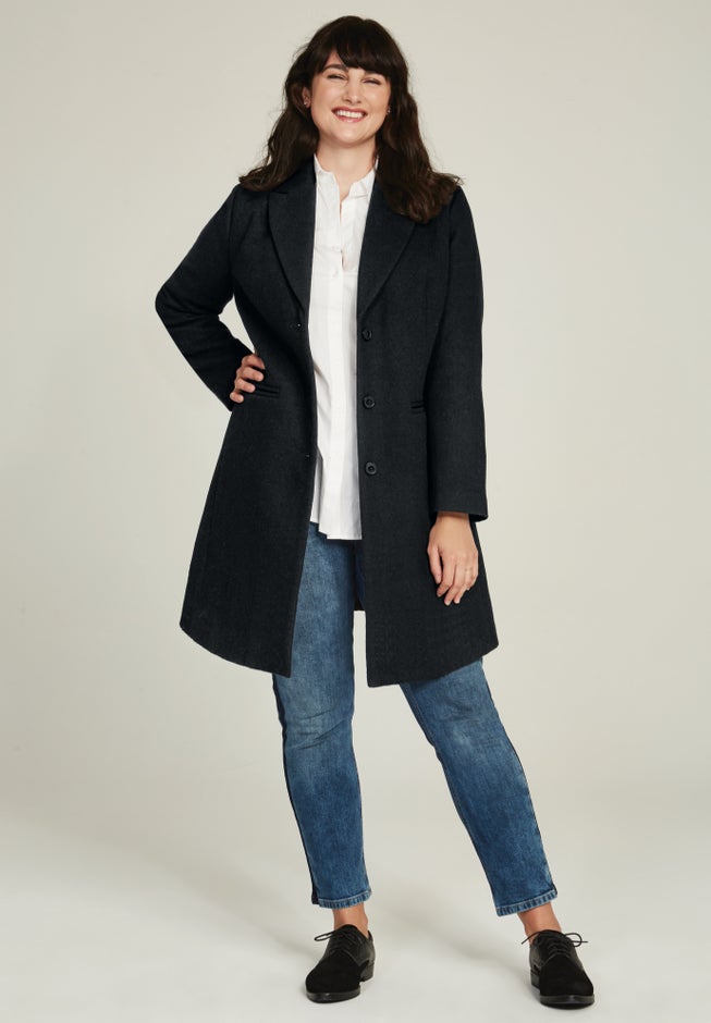 Classic Wool-Blend Coat image number 4
