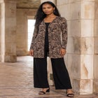 Everyday Stretch Knit Wide Leg Pant image number 1
