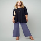 Everyday Stretch Knit Wide Leg Pant image number null