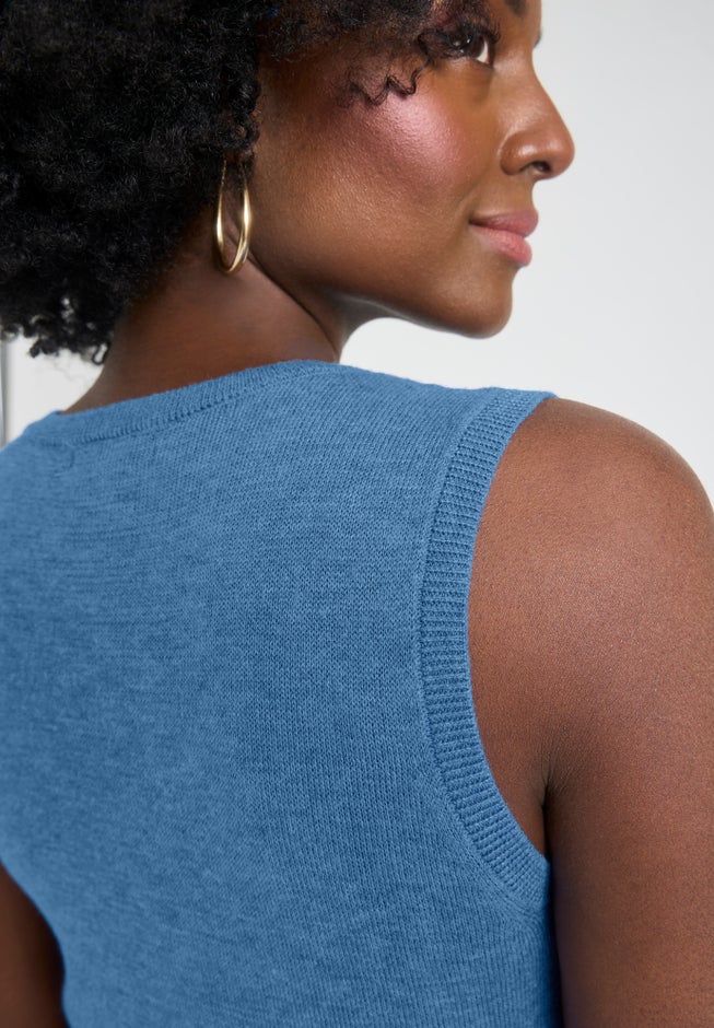 Sleeveless Cashmere Shell image number 3