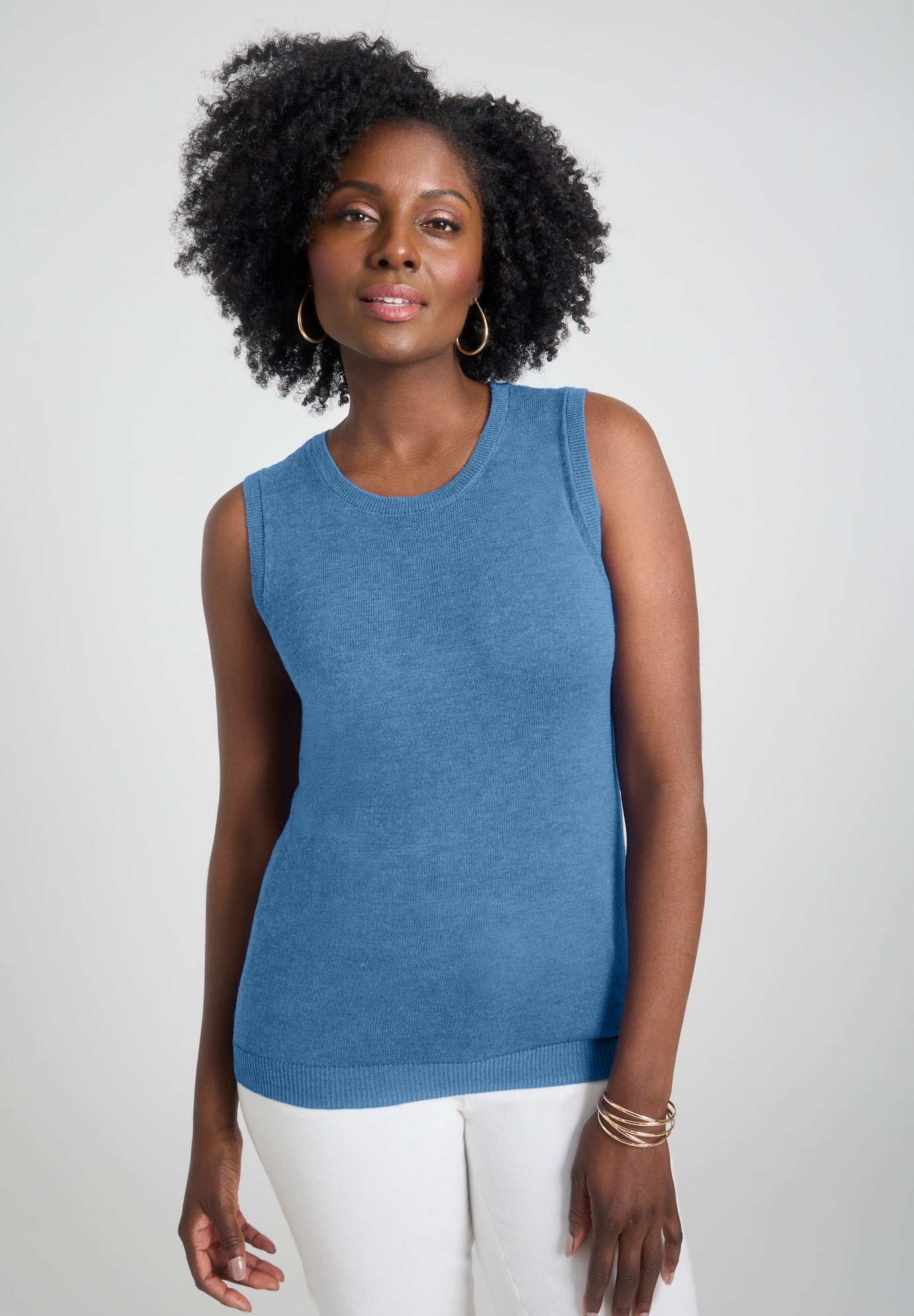 Sleeveless Cashmere Shell image number 0