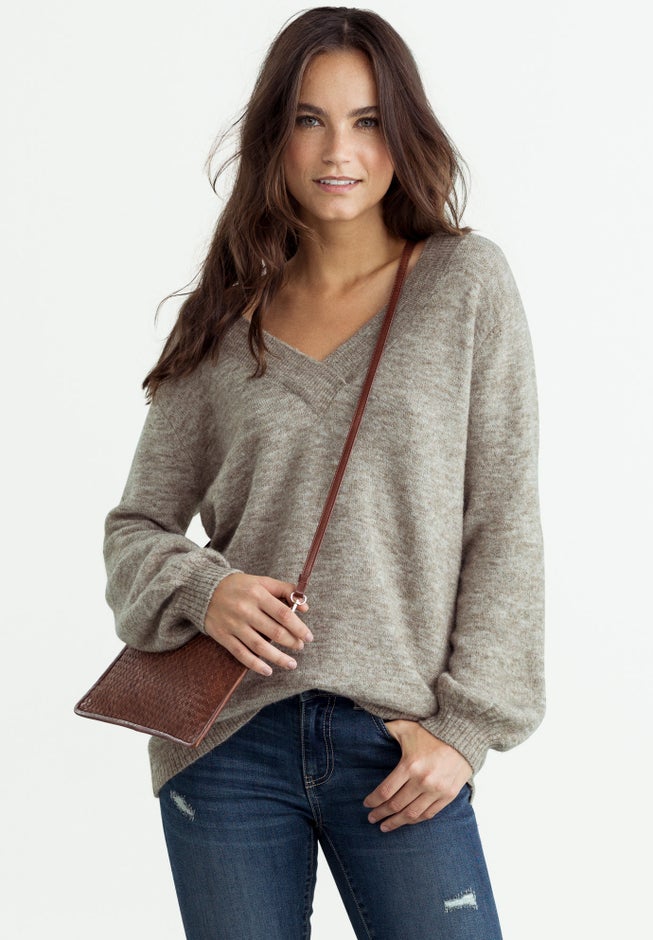 Crossover V-Neck Pullover image number 0