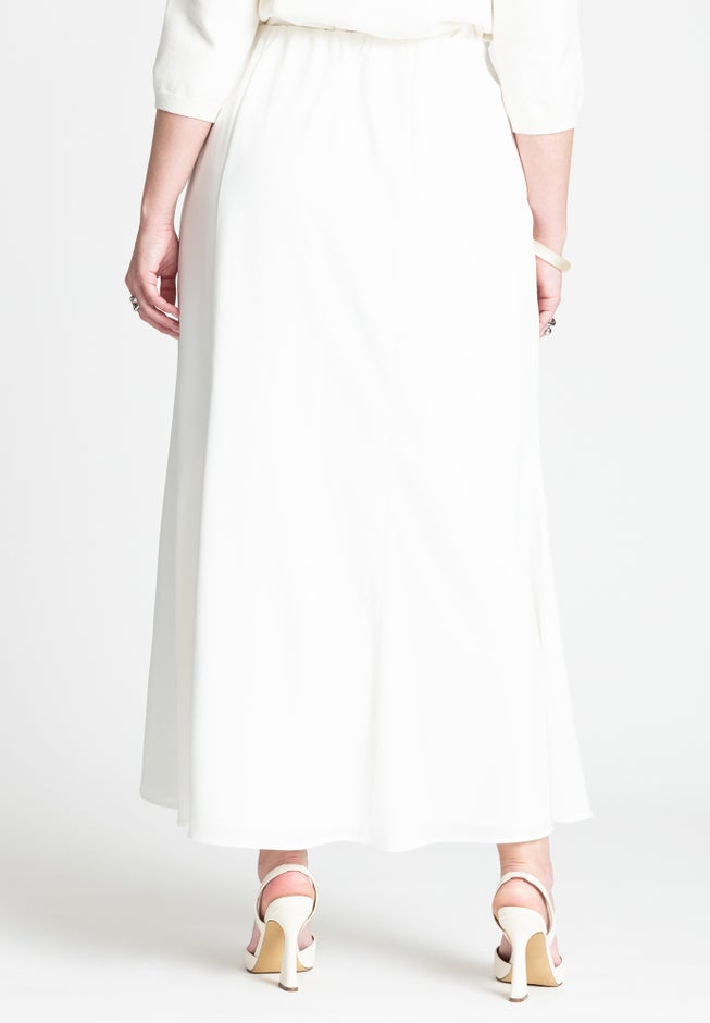 Maxi Satin Skirt image number null