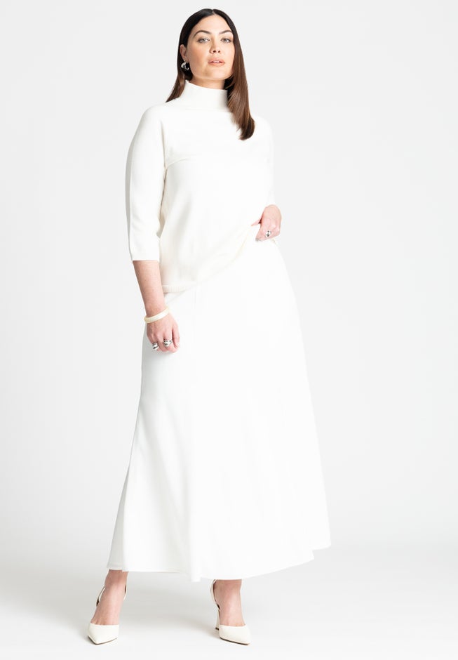 Maxi Satin Skirt image number null