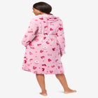 Dreams & Co® Plush Hooded Wrap Robe image number null