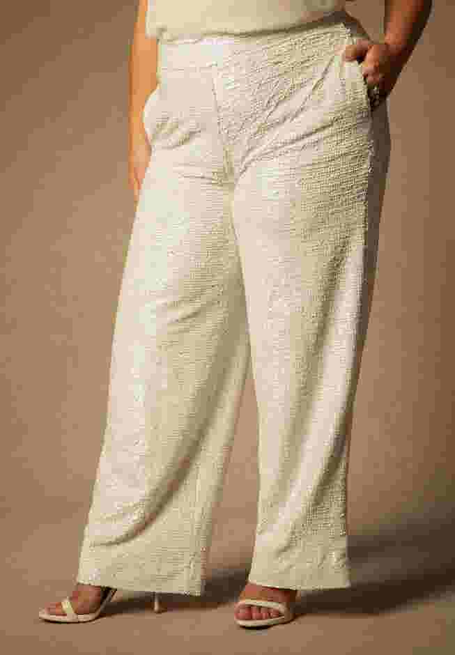 Bridal by ELOQUII Sequin Pant image number 1